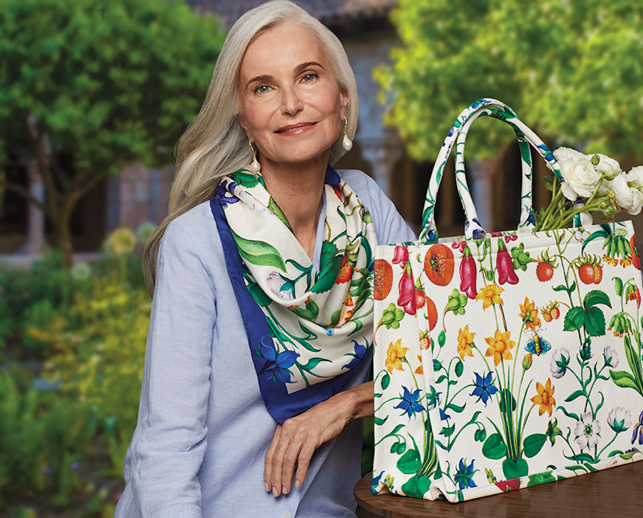 Manhattan Floral Jacquard Large Tote