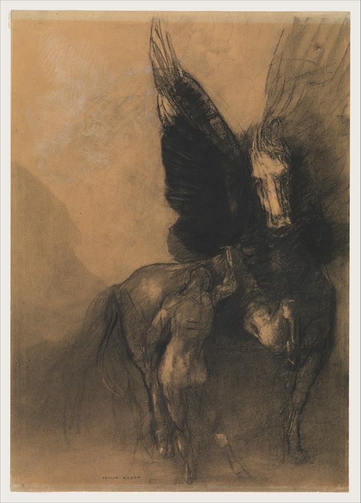 Redon Pegasus and Bellerophon