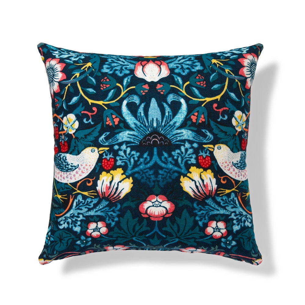 strawberry thief pillow