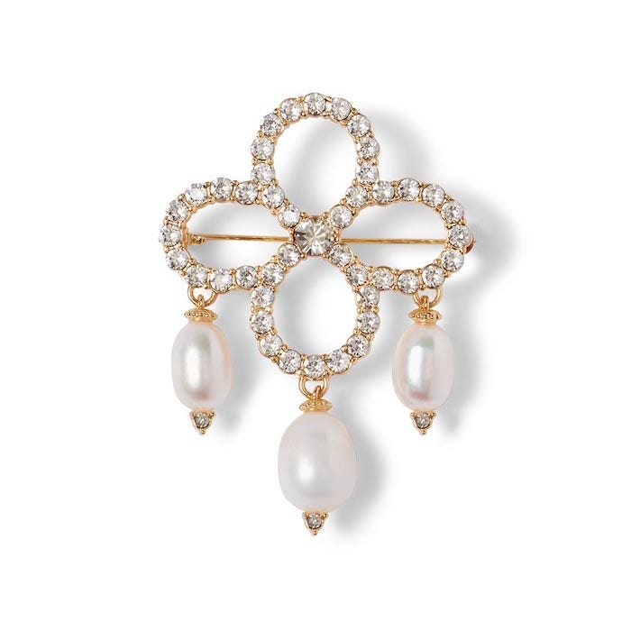 Metropolitan Museum of Art Royal Tudor Pearl Drop Brooch